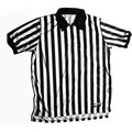 3N2 3N2 7005-L Referee Shirt; Black And White - Large 7005-L
